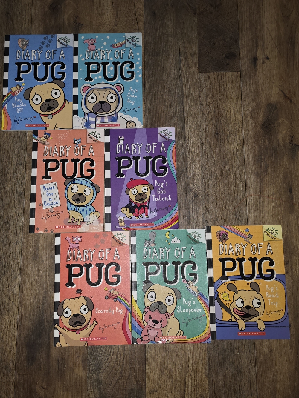 Diary of a Pug Books 1-7 Box Set Bundle by Kyla May